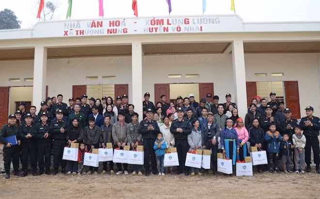 Chương trình tình nguyện "Xuân biên cương năm 2021" được thực hiện ngay sau lễ phát động.