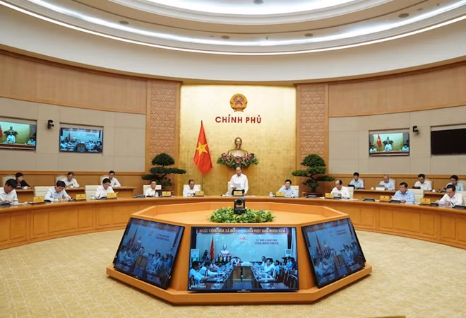 Toàn cảnh cuộc họp trực tuyến.