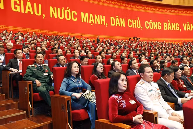 Các đại biểu tham dự đại hội.