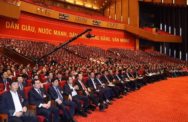 Các đại biểu dự đại hội.