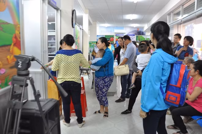 Phòng tiêm ngừa tại Trung tâm Y tế dự phòng TP Hồ Chí Minh.( Ảnh minh hoạ).