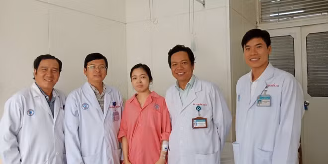Bệnh nhân nữ sau khi được ghép thận từ người hiến, chức năng thận đã hoạt động lại bình thường.