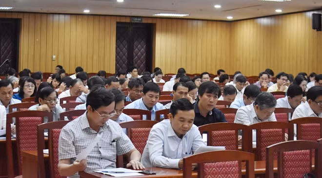 Hội nghị Sơ kết 5 năm công tác tuyên truyền thực hiện Nghị quyết 21-NQ/TW tại TP HCM ngày 13-3.