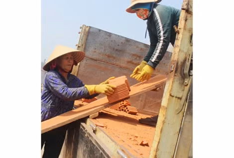 Họ hăng say lao động, thậm chí quên luôn việc bảo hộ lao động.