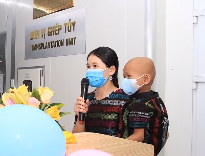 Sức khỏe cháu Hồ Chi N phục hồi tốt sau ca ghép tế bào gốc điều trị u nguyên bào thần kinh.