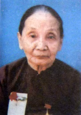 Mẹ VNAH Đặng Thị Biểu.