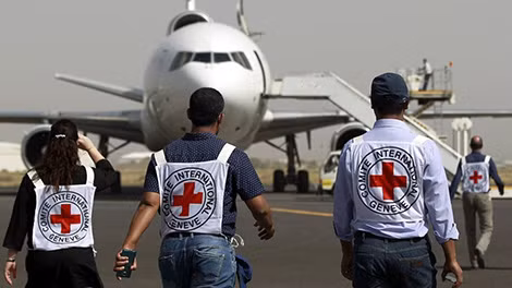 Nhân viên cứu trợ ICRC.