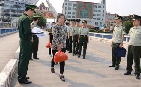 Nạn nhân bị bán sang Trung Quốc được giải cứu.