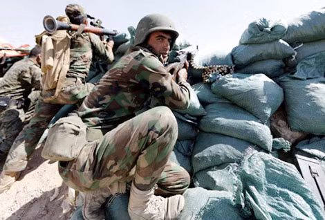 Lực lượng vũ trang người Kurd ở Iraq. Ảnh: nbcnews