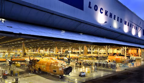 Một phân xưởng của tập đoàn Lockheed Martin.