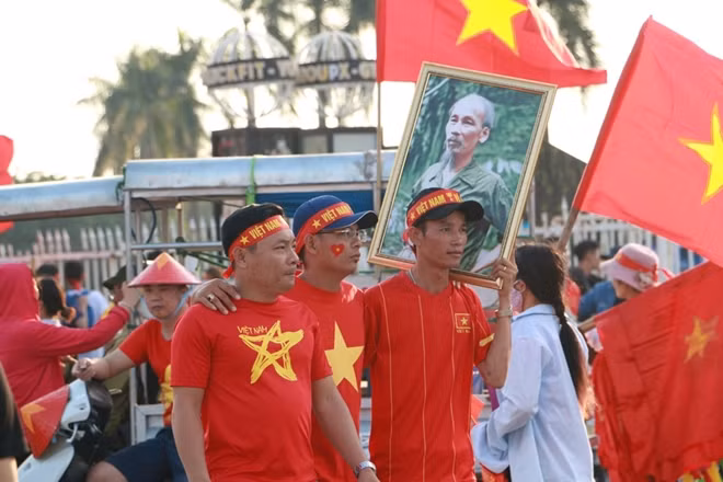 Tất cả đều có chung niềm tin về một chiến thắng của đội tuyển Việt Nam.