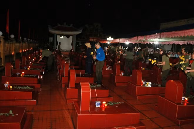 Nghĩa trang liệt sỹ xã Thống Kê là nơi an nghỉ của 199 liệt sỹ.