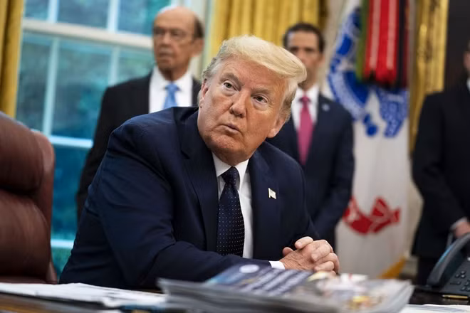 Tổng thống Mỹ Donald Trump. Ảnh: BBC