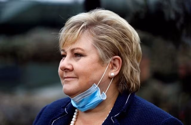 Thủ tướng Na Uy Erna Solberg. Ảnh: Reuters