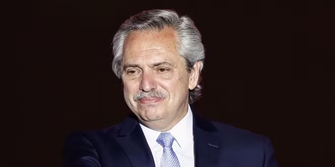 Tổng thống Argentina Alberto Fernandez. Ảnh: Reuters