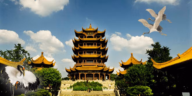 Hoàng Hạc Lâu. Ảnh: Pinterest