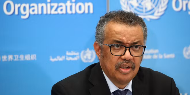 Tổng giám đốc WHO Tedros Adhanom Ghebreyesus. Ảnh: BI