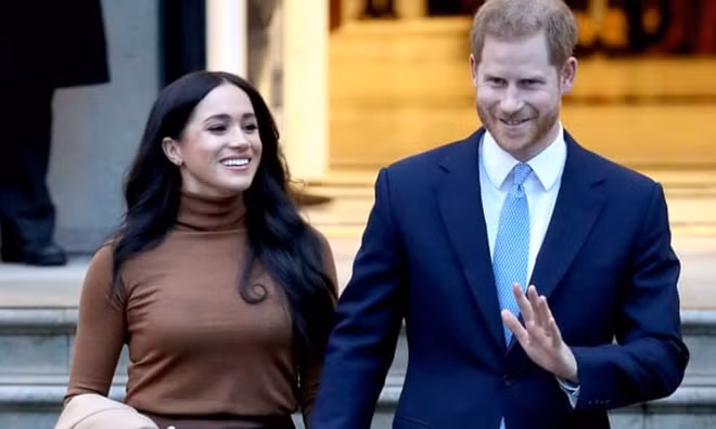 Hoàng tử Harry và công nương Meghan. Ảnh: Getty