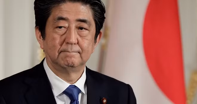 Cựu Thủ tướng Nhật Bản Shinzo Abe. Ảnh: NHK