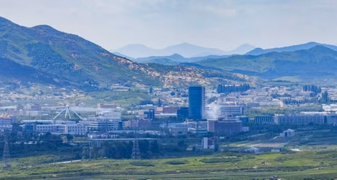 Khu công nghiệp chung Hàn Quốc - Triều Tiên đặt tại thành phố Kaesong. Ảnh: NK News