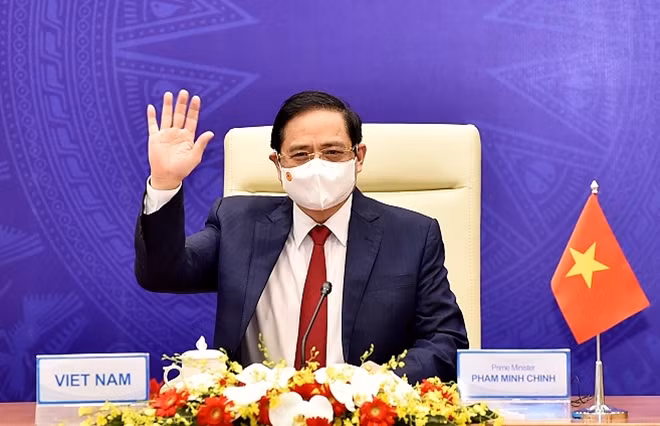 Thủ tướng Phạm Minh Chính dự và phát biểu tại hội nghị.