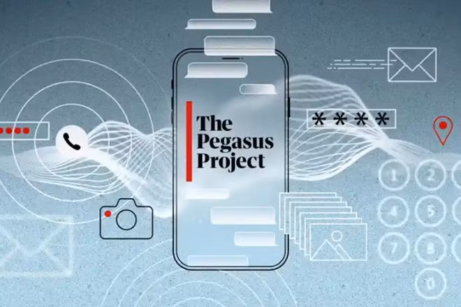 "Dư án Pegasus" là cuộc điều tra mới nhất nhằm vào phần mềm Pegasus của NSO. Ảnh: TG