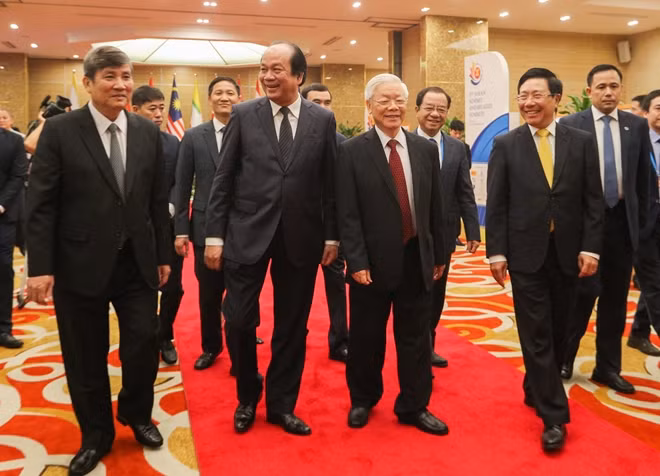 Những hình ảnh ấn tượng tại lễ khai mạc Hội nghị Cấp cao ASEAN 37 ảnh 1