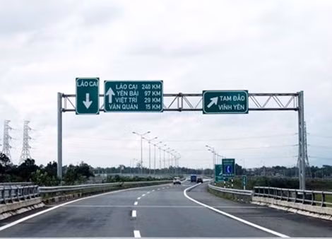Người vi phạm giao thông trên cao tốc đoạn Nội Bài - Phú Thọ sẽ bị xử phạt qua hình ảnh.
