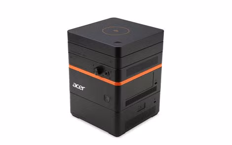 Revo Build - Máy tinh mini dạng khối của Acer. Sản phẩm mới của Acer cho phép người dùng tùy chỉnh các chức năng. "Xương sống" Acer Revo khối hộp vuông 125 x 125mm, có chip xử lý Intel Pentium hoặc Intel Celeron, cùng khả năng nâng cấp lên tối đa 8GB RAM. Các khối chọn lựa khác là ổ cứng gắn "nóng" 500GB hay 1TB (1024GB), khối âm thanh, khối cung cấp điện năng... Các khối này không gắn kết với nhau qua dây cáp mà thông qua các khớp nối gồm chấu cắm, nam châm nên người dùng phổ thông vẫn tự lắp ráp được.