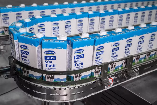 Vinamilk dẫn đầu thị trường Việt Nam ở phân khúc sữa nước