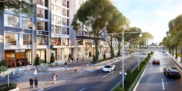 Shophouse sở hữu vị trí đắc địa nhất trong quần thể Vinhomes Central Park.