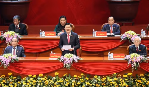 Chủ tịch nước Trương Tấn Sang điều hành tại phiên Bế mạc.