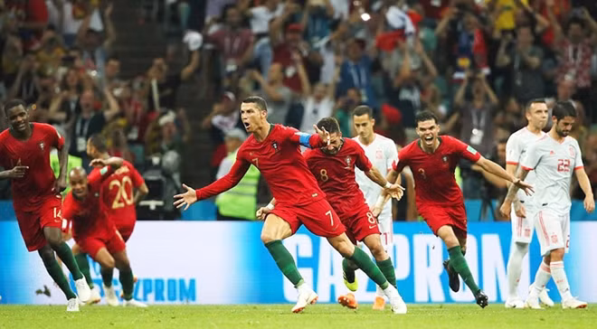 Ronaldo đang có phong độ chói sáng ở kỳ World Cup lần này.