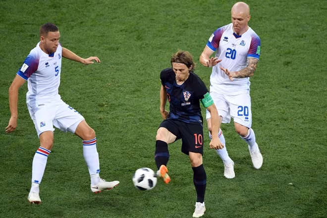 Luka Modric là một trong số các họng pháo quan trọng nhất của Croatia.