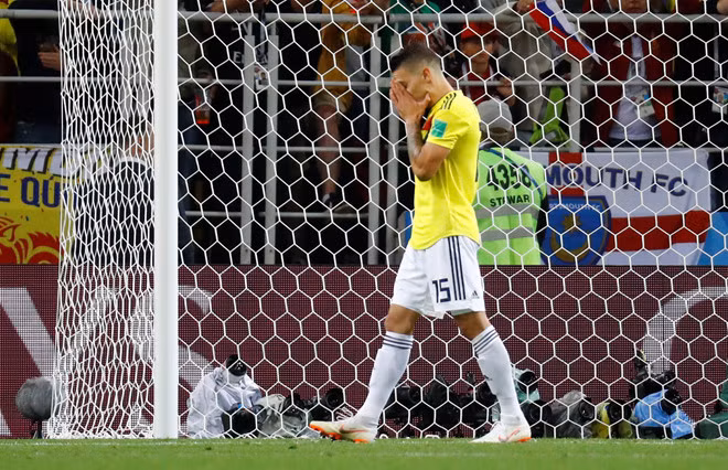 Đội tuyển Colombia đã thất bại đầy cay đắng trên chấm 11m. Đội tuyển Colombia đã thất bại đầy cay đắng trên chấm 11m.