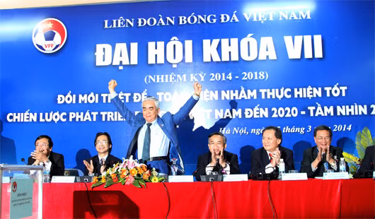 Đại hội VFF khóa VIII được kỳ vọng sẽ chọn được những người đủ đức đủ tài lãnh đạo nền bóng đá Việt Nam (ảnh: VFF).