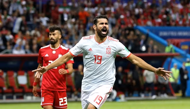 Costa là cây săn bàn hàng đầu bên phía đội tuyển Tây Ban Nha.