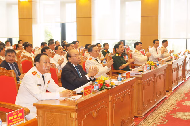 Thủ tướng Nguyễn Xuân Phúc, Bộ trưởng Tô Lâm cùng các đại biểu dự Hội nghị