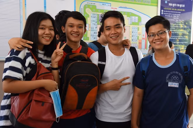 Các thi sinh TP Hồ Chí Minh tự tin sẽ đạt kết quả tốt.