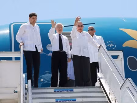 Tổng Bí thư Nguyễn Phú Trọng và đồng chí Raul Castro Ruz