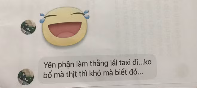 Tin nhắn đe dọa gia đình anh Minh đăng tải công khai trên mạng (một số câu từ tục tĩu chúng ta xóa mờ).
