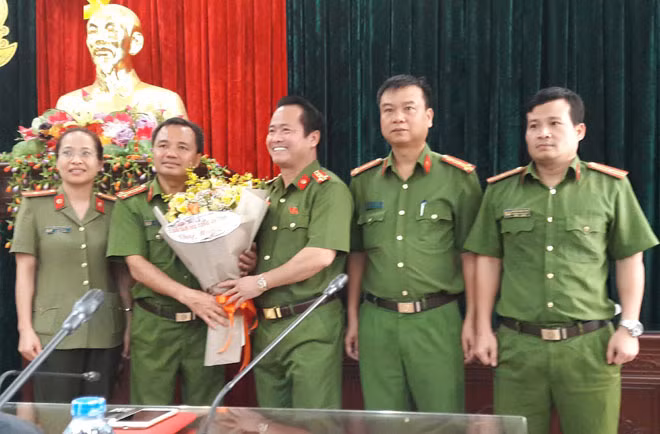 Ban giám đốc Công an tỉnh Vĩnh Phúc khen thưởng Ban chuyên án