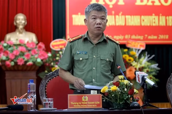 Đại tá Trần Thanh Sơn.