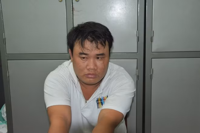 Đối tượng Nguyễn Sinh, người tham gia tụ tập, gây rối tại cơ quan Công an.