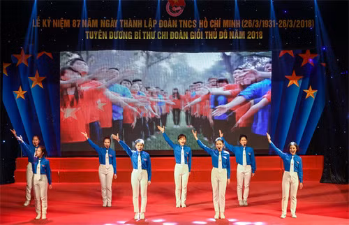 Lễ tuyên dương Bí thư chi Đoàn giỏi Thủ đô năm 2018