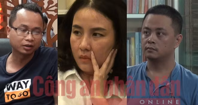 (Từ trái qua) Các đối tượng Kim Thanh Thủy, Lưu Thị Hồng, Nguyễn Quốc Tuấn.