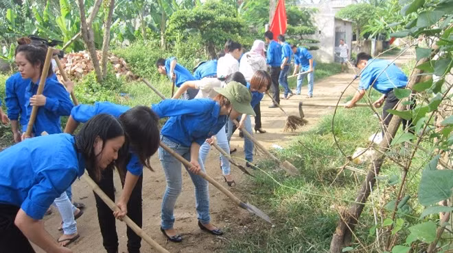 Vệ sinh môi trường, hoạt động thiết thực phòng chống dịch sốt xuất huyết.