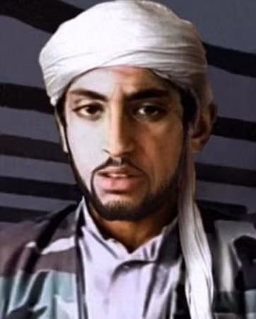 Hamza Laden thời điểm đầu năm 2017. Hamza Laden thời điểm đầu năm 2017.