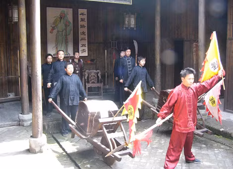 Tái hiện một cảnh bảo tiêu.