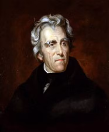 Chân dung Andrew Jackson - tổng thống thứ 7 của Hoa Kỳ.